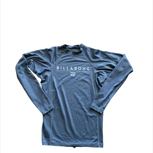 Billabong Women's Gray Long Sleeve Size M Surf Rash guard - Picture 4 of 8